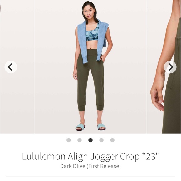 lululemon align jogger size 10 olive - Picture 1 of 6